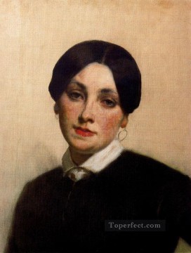 マドモアゼル・フロランタンの肖像 人物画家 トマ・クチュール Oil Paintings